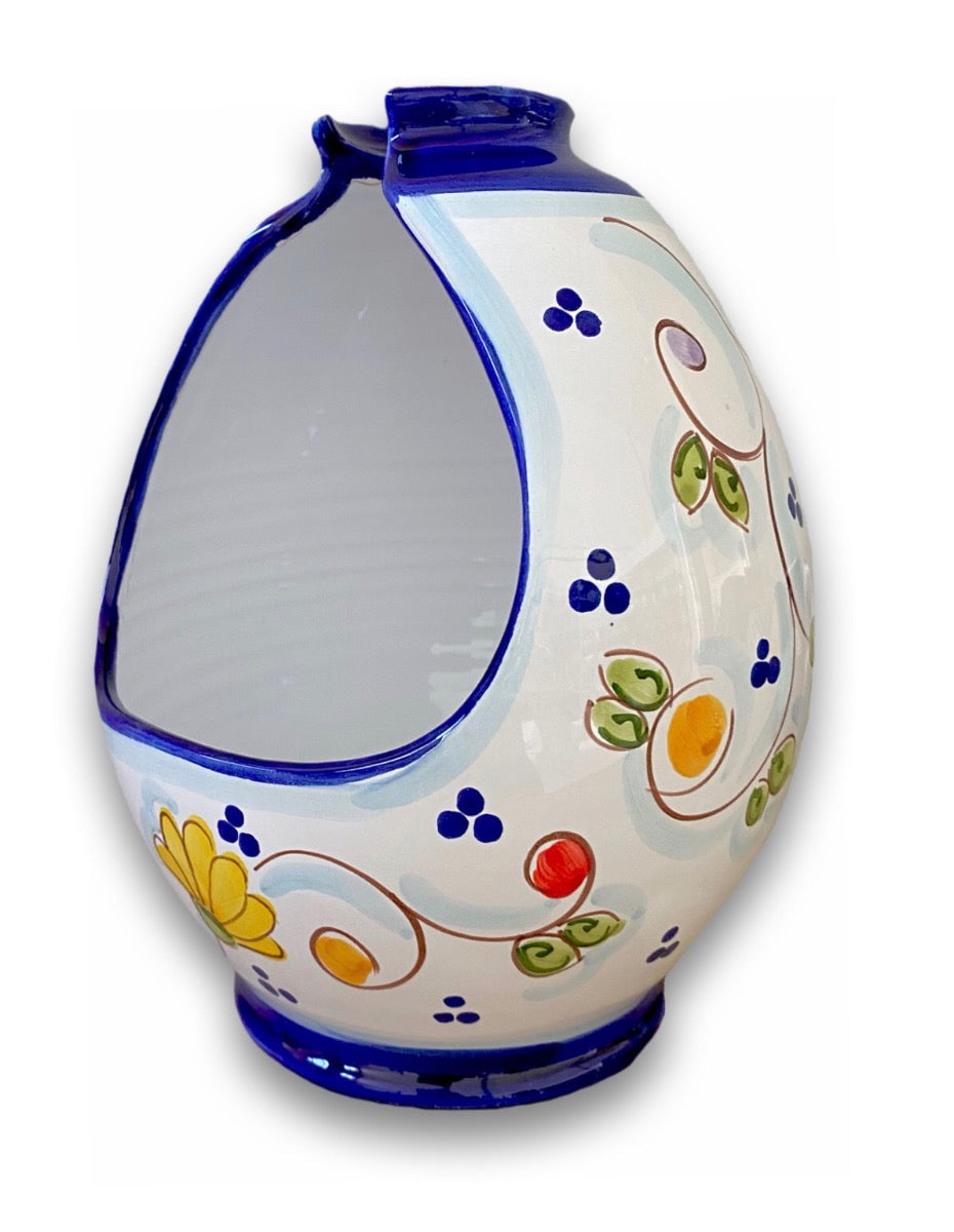 Porta scopino in ceramica di Vietri