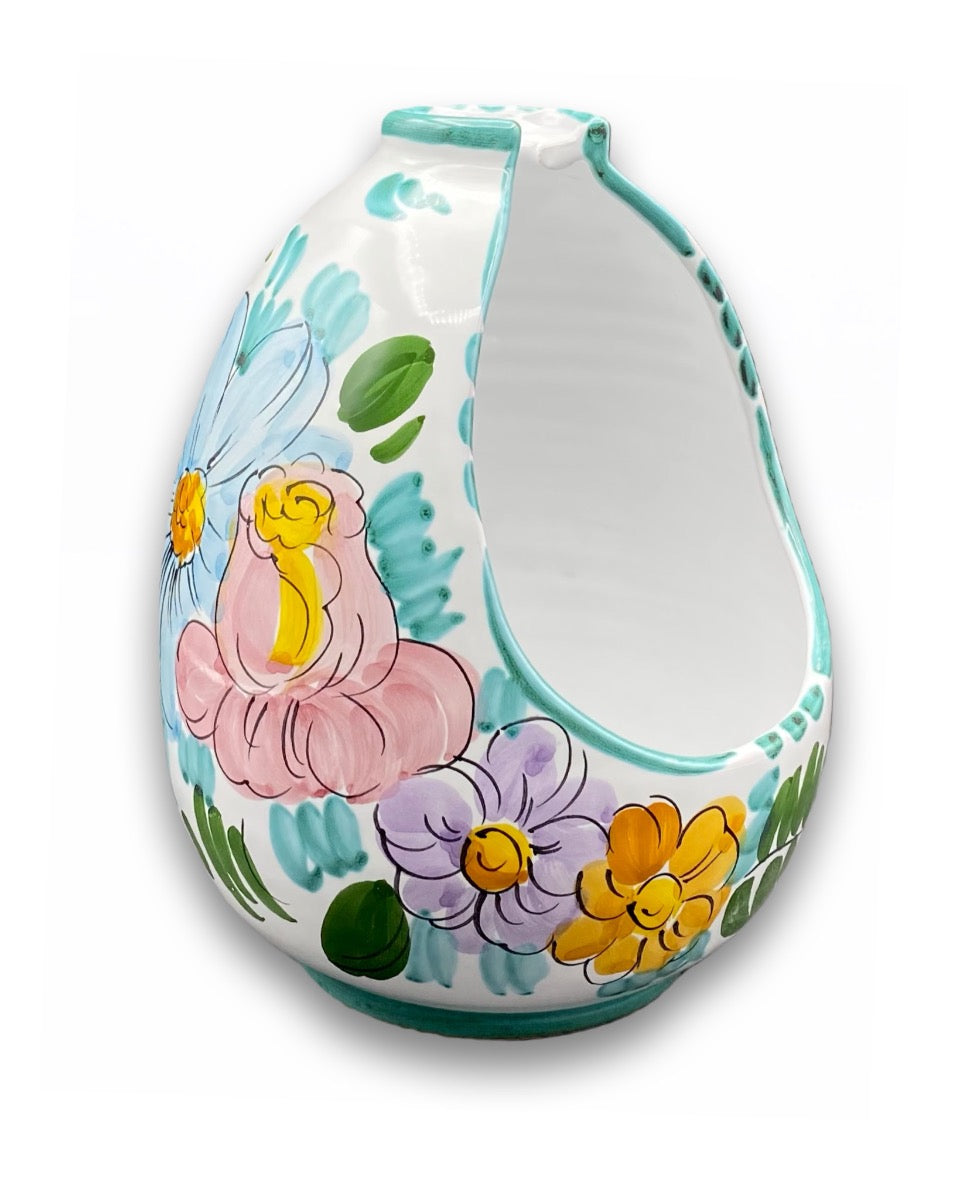 Porta scopino in ceramica di Vietri