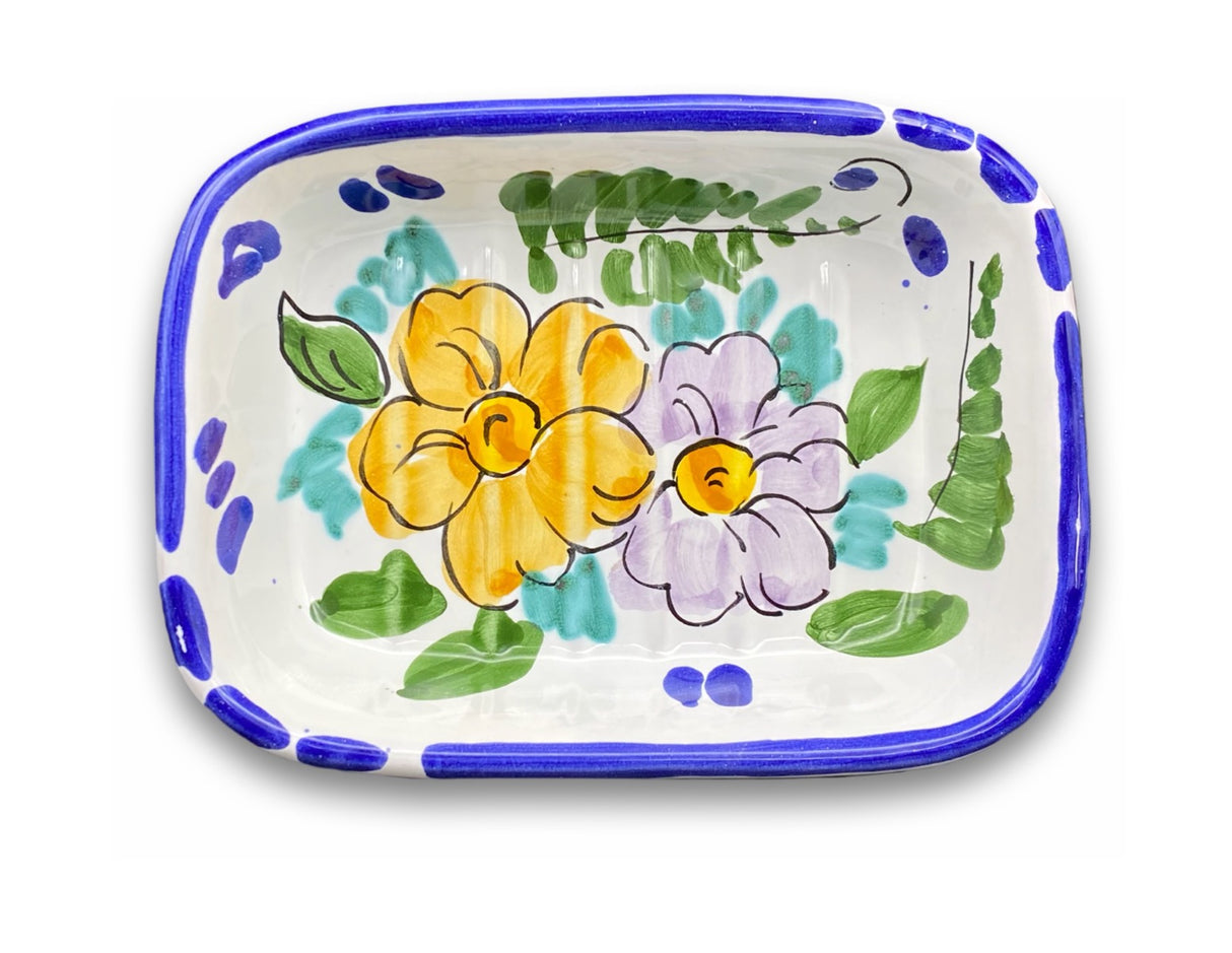 Saponiera Semplice in ceramica vietrese DECORO VIETRI ANTICO