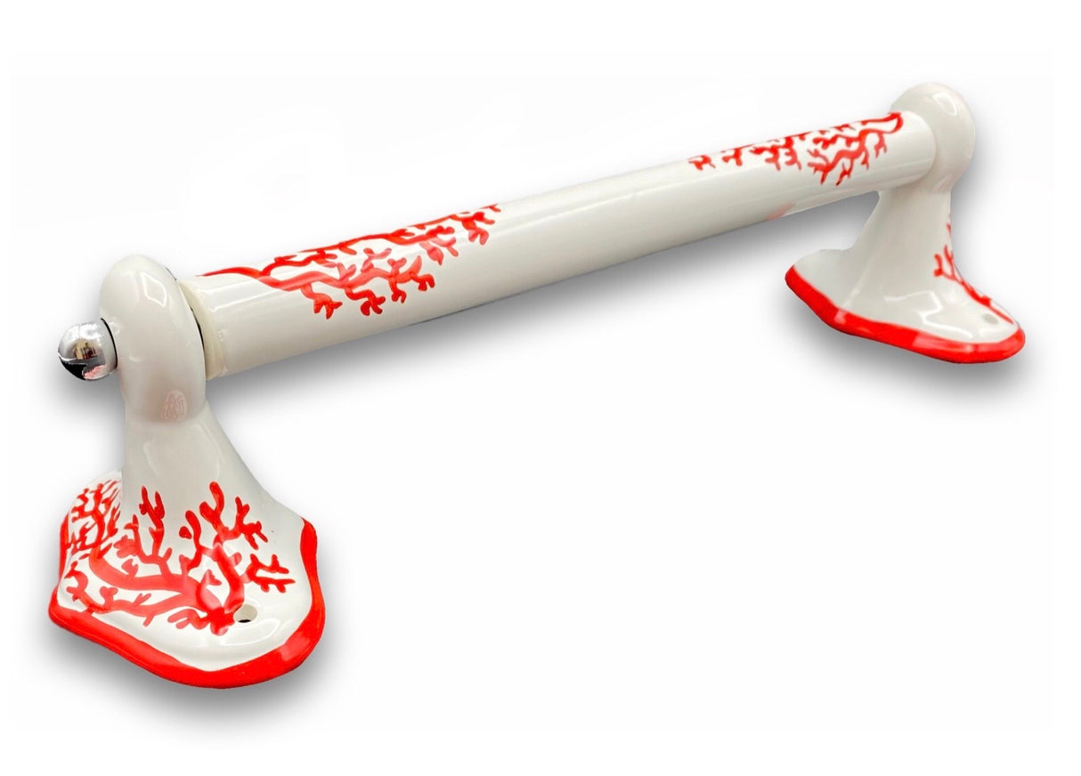 Asta porta asciugamani in ceramica di Vietri