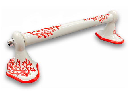 Asta porta asciugamani in ceramica di Vietri