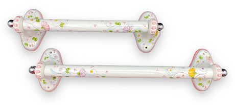 Asta porta asciugamani in ceramica di Vietri