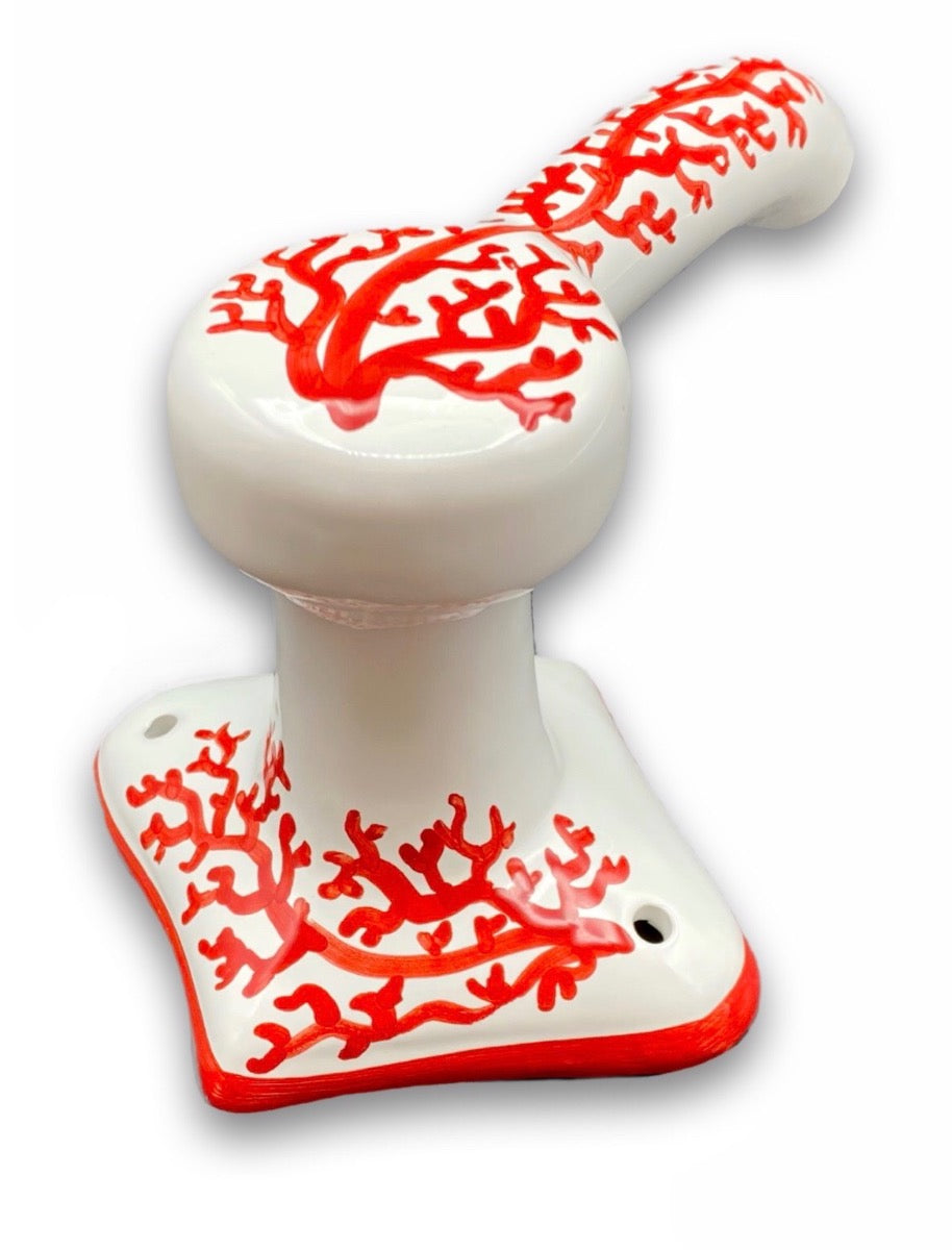 Porta rotolo carta igienica in ceramica di Vietri