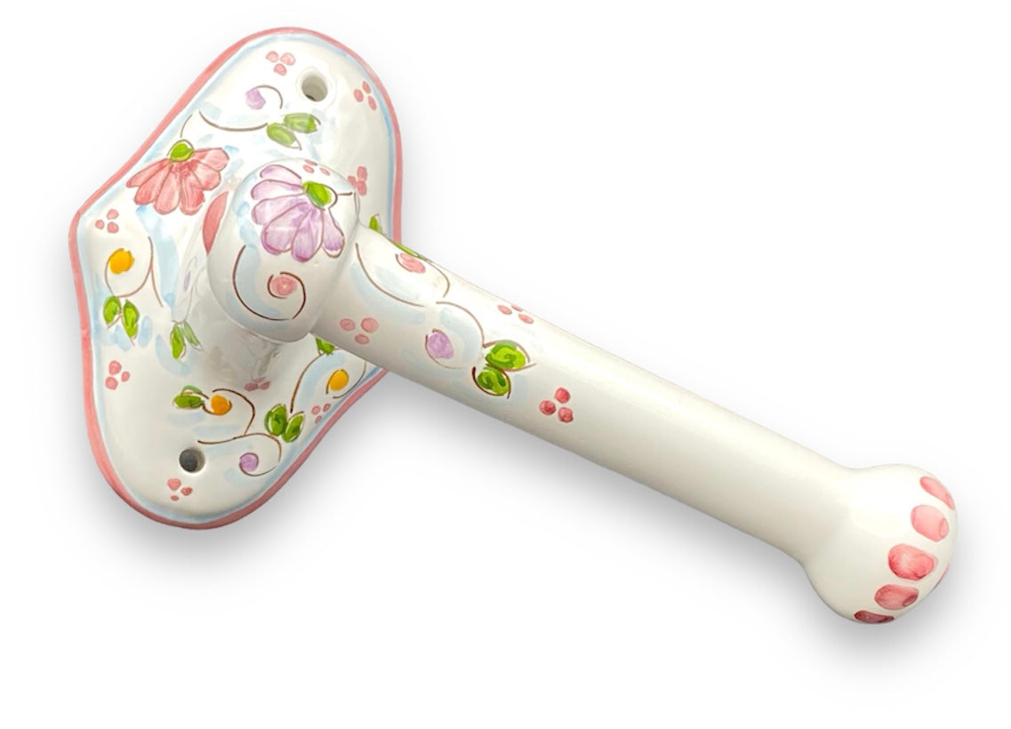 Porta rotolo carta igienica in ceramica di Vietri