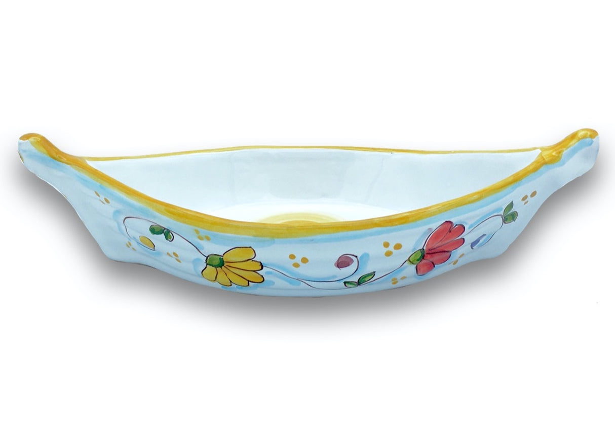 BARCHETTA IN CERAMICA DI VIETRI