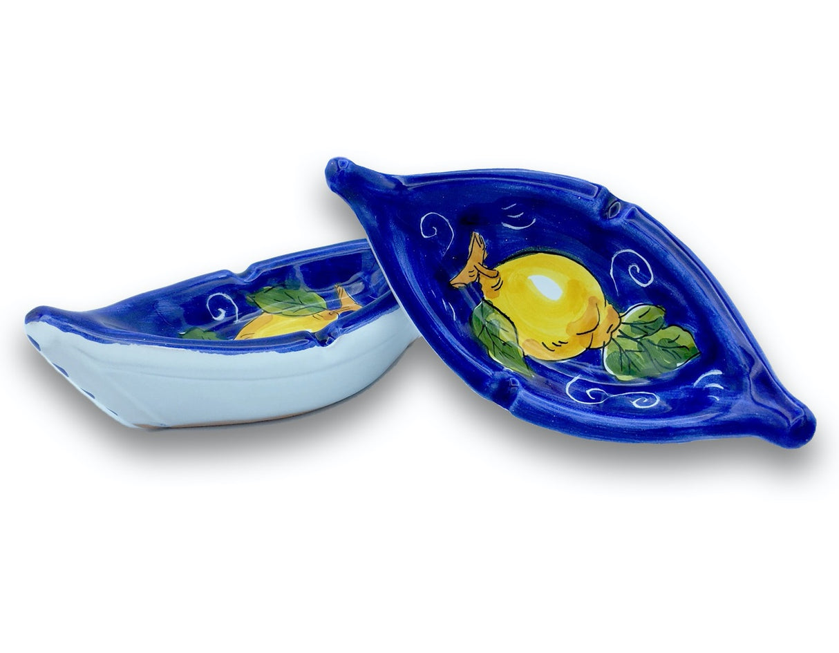 Barchetta Posacenere in Ceramica Vietrese