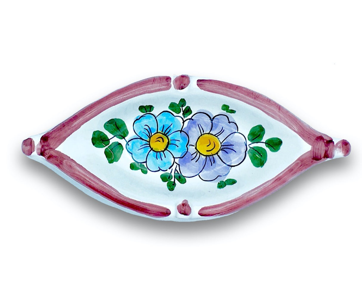 BARCHETTA POSACENERE IN CERAMICA DI VIETRI