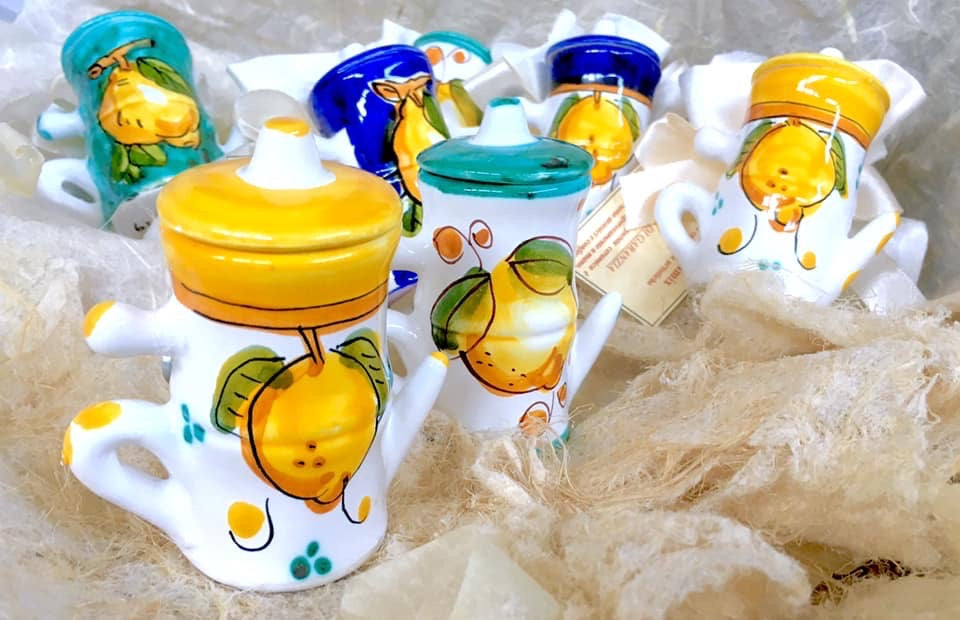 Calamita in Ceramica Vietrese Caffettiera Napoletana