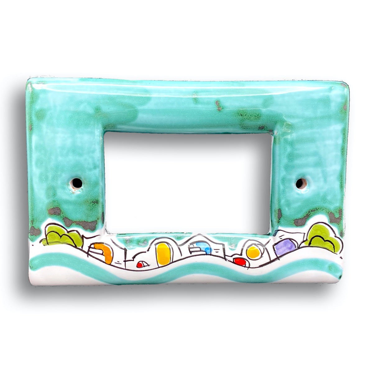 Coprinterruttore Matix in Ceramica Vietrese DECORI MISTI