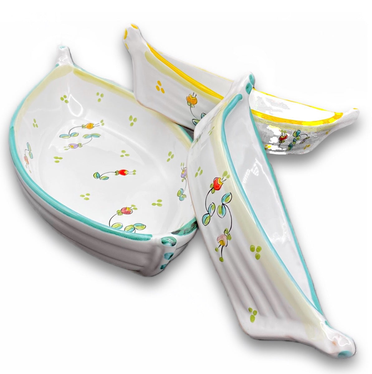 BARCHETTA IN CERAMICA DI VIETRI