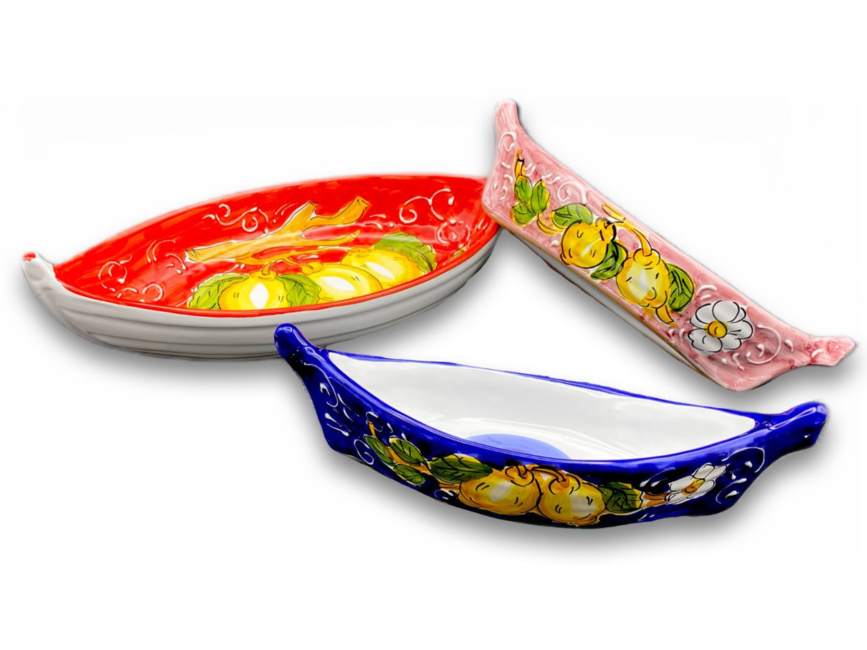 BARCHETTA IN CERAMICA DI VIETRI