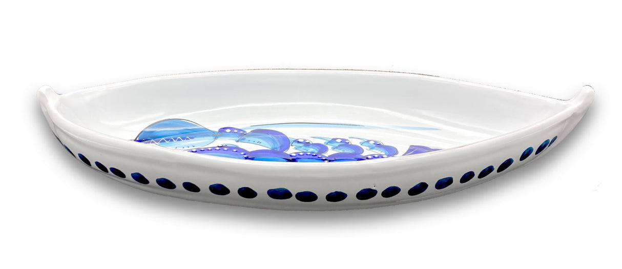 Barchetta in ceramica vietrese