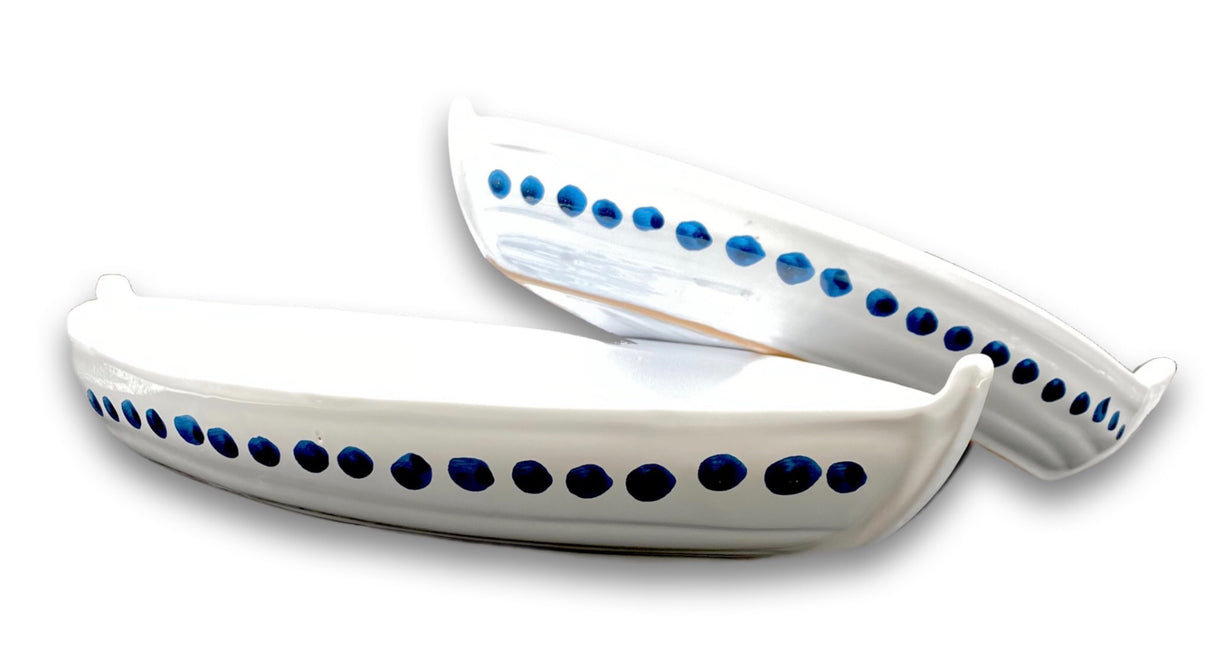 Barchetta in ceramica vietrese