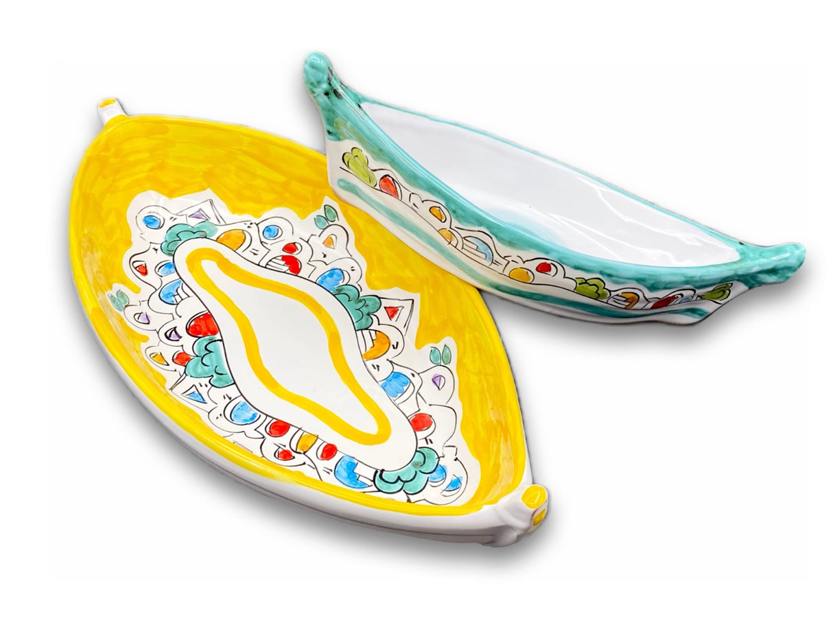 BARCHETTA IN CERAMICA DI VIETRI