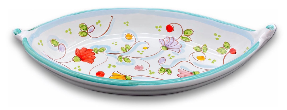 BARCHETTA IN CERAMICA DI VIETRI