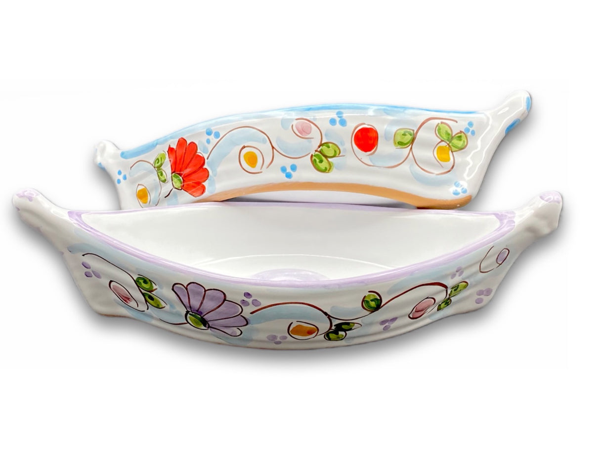 BARCHETTA IN CERAMICA DI VIETRI