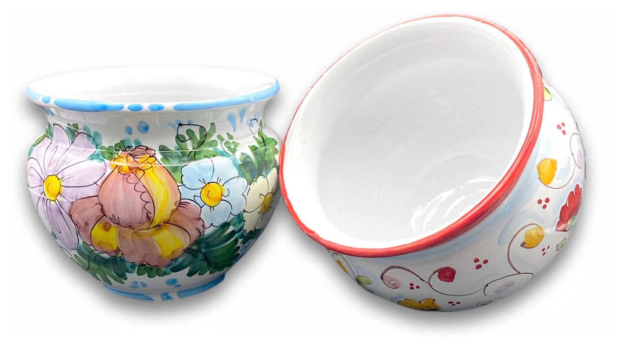 Caspò in ceramica di Vietri
