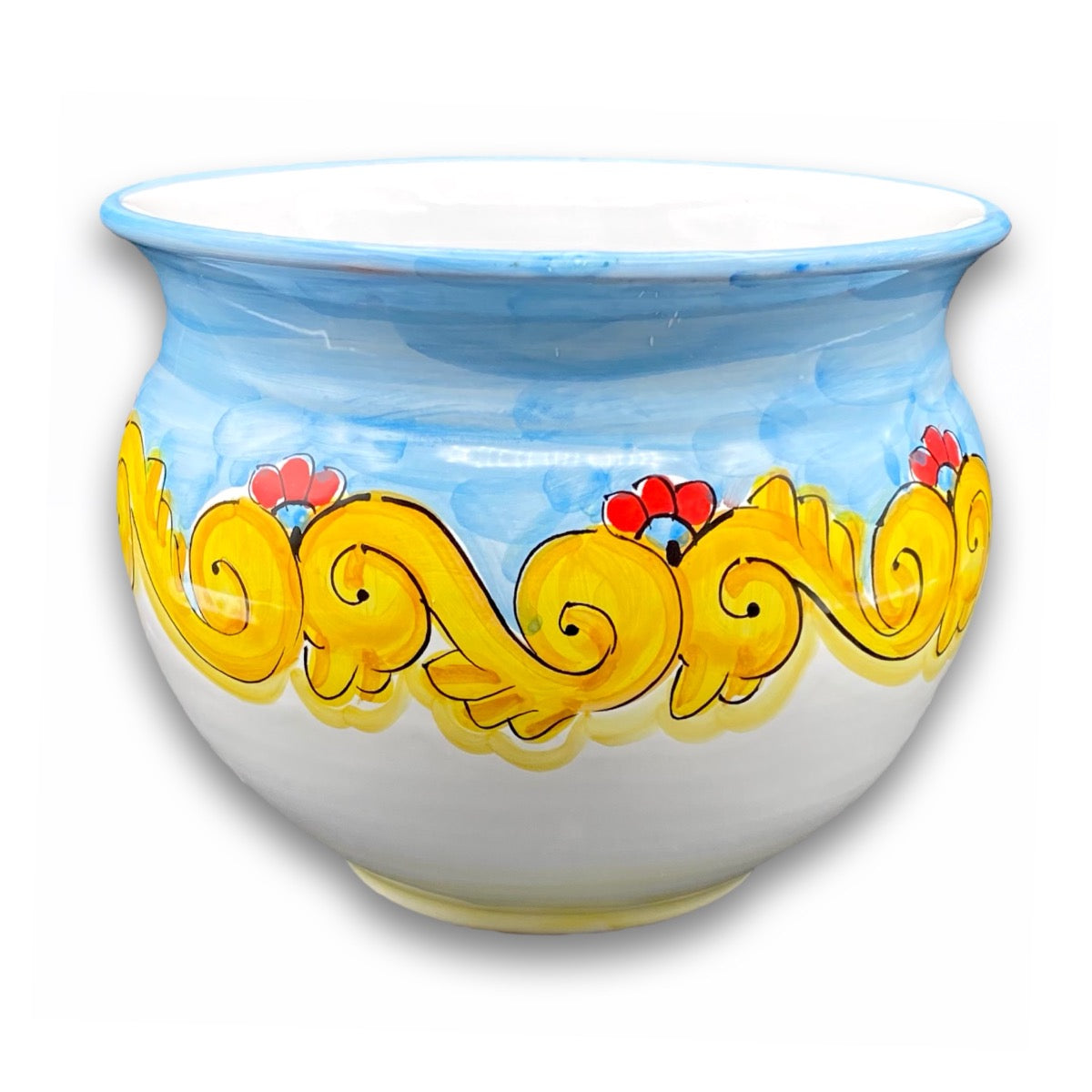 Caspò in ceramica di Vietri