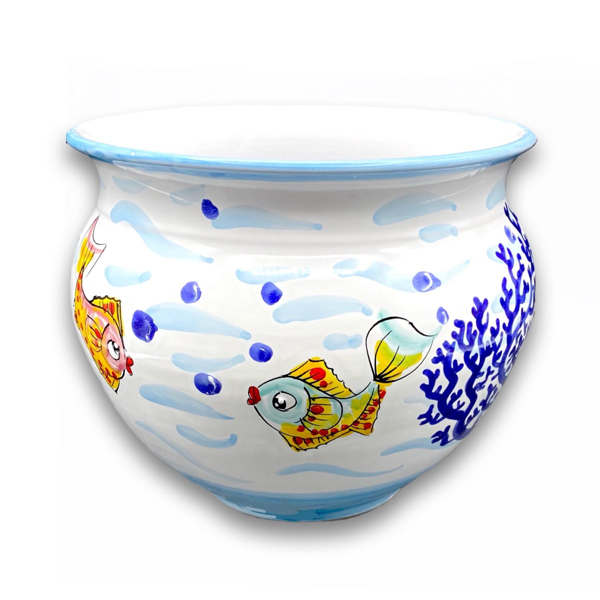 Caspò in ceramica di Vietri