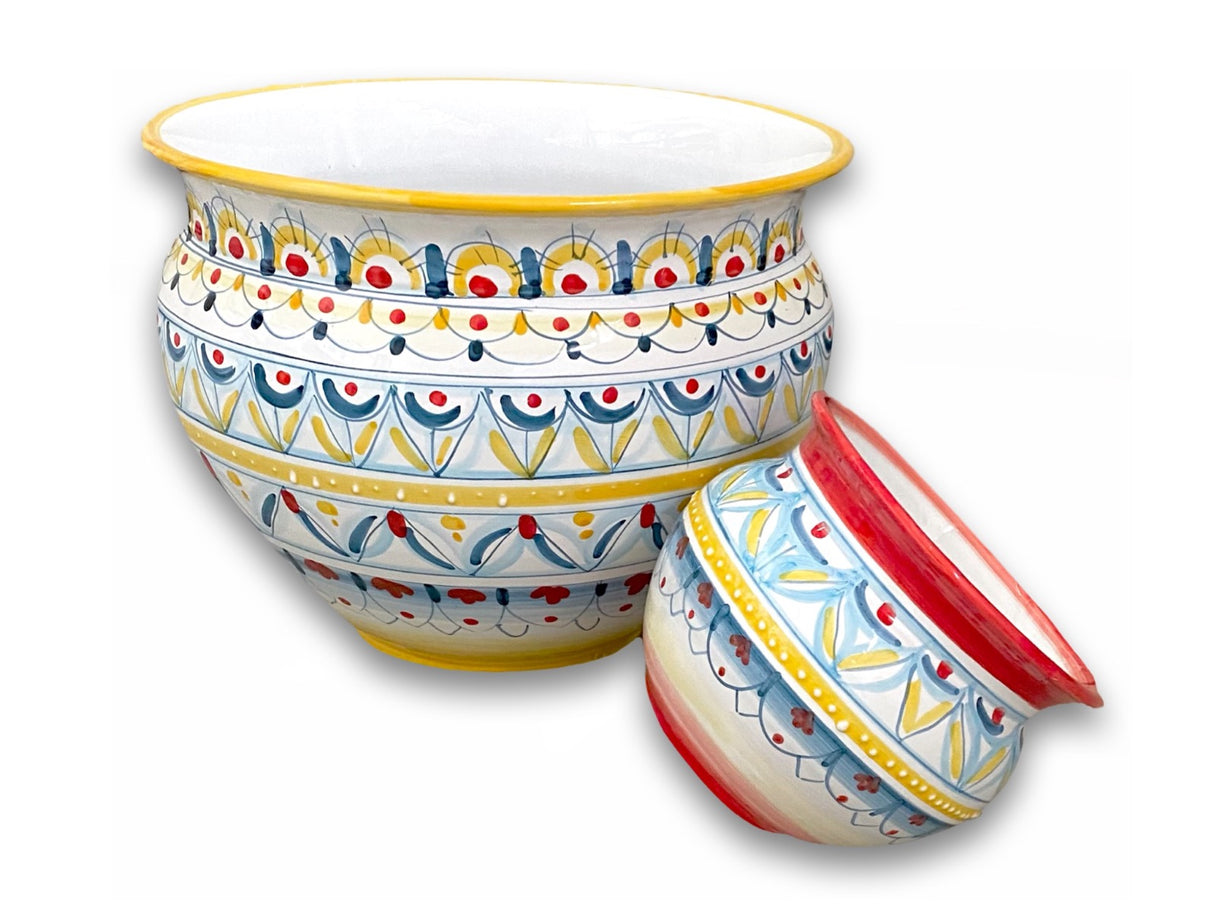 Caspò in ceramica di Vietri