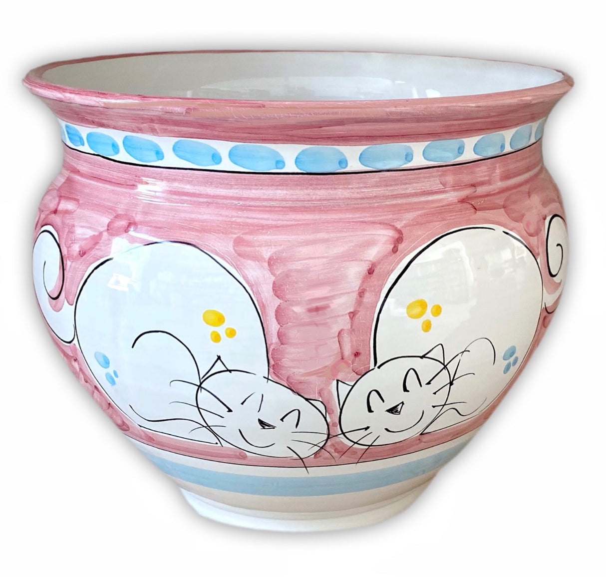 Caspò in ceramica di Vietri