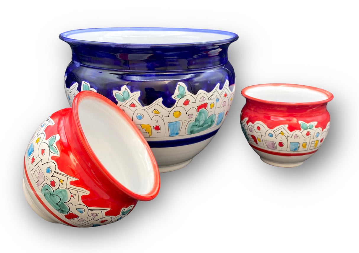 Caspò in ceramica di Vietri