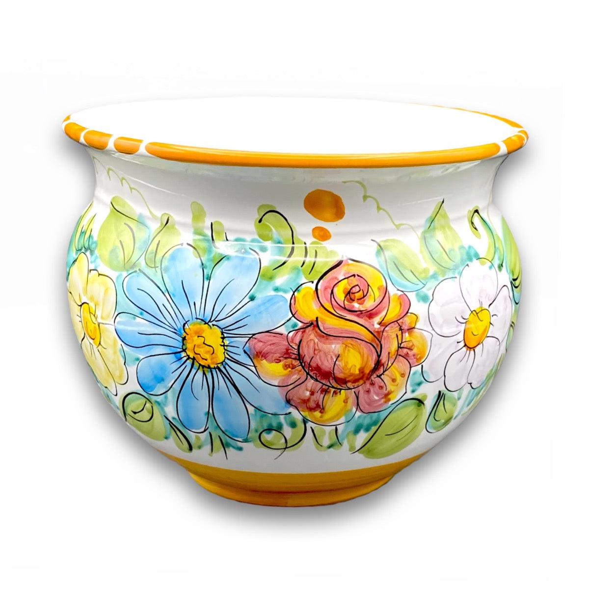 Caspò in ceramica di Vietri