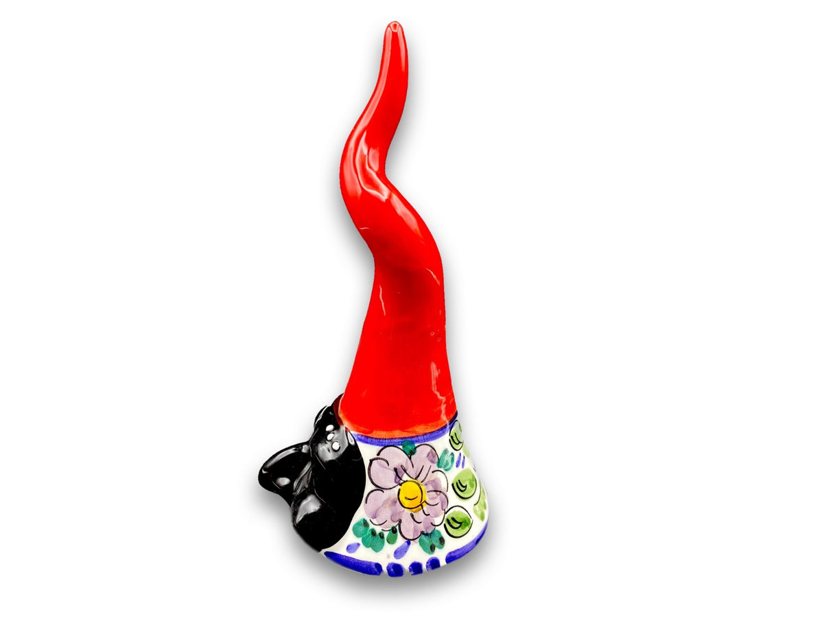 Corno con maschera in ceramica di Vietri