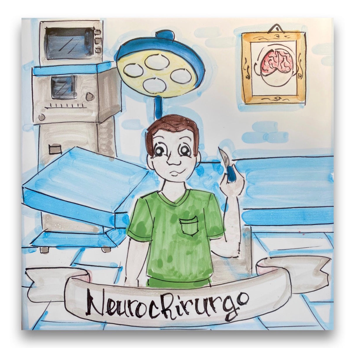 Mattonella mestiere in ceramica di Vietri