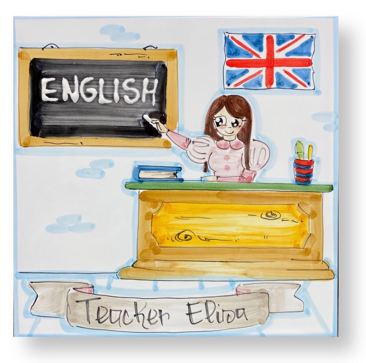 Mattonella mestiere in ceramica di Vietri