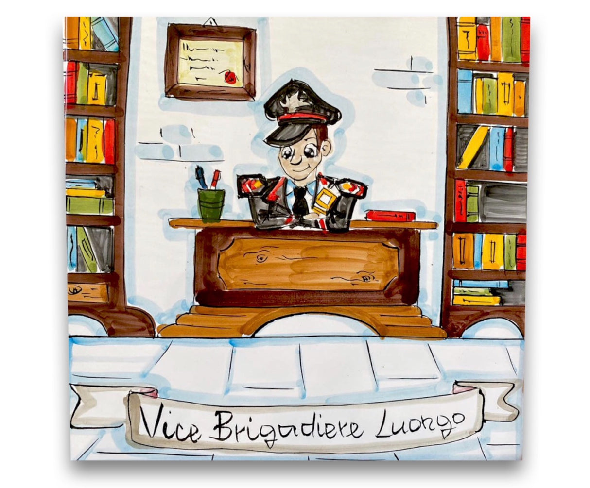 Mattonella mestiere in ceramica di Vietri