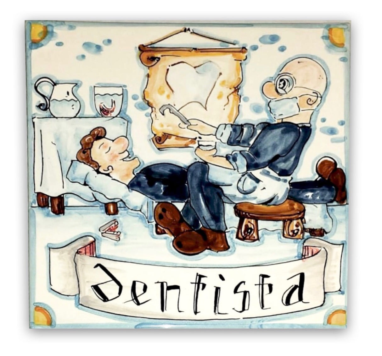 Mattonella mestiere in ceramica di Vietri