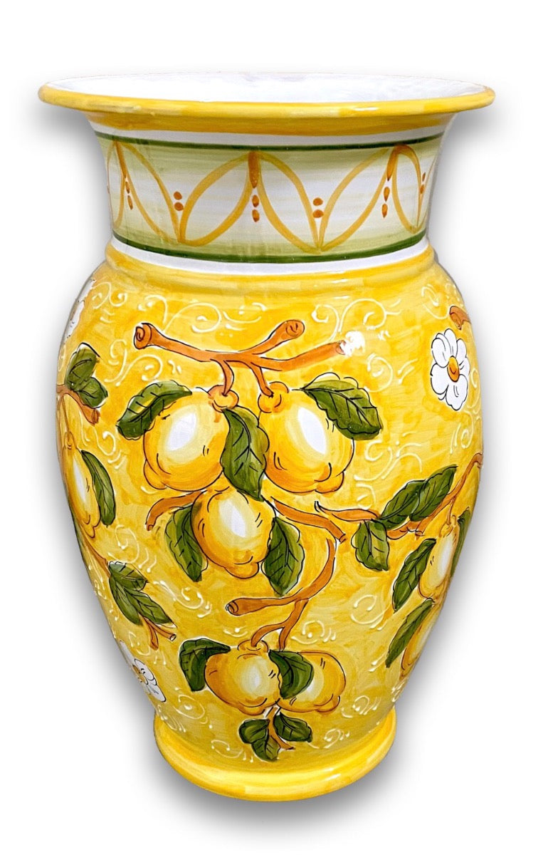 Porta ombrelli anfora in ceramica di Vietri