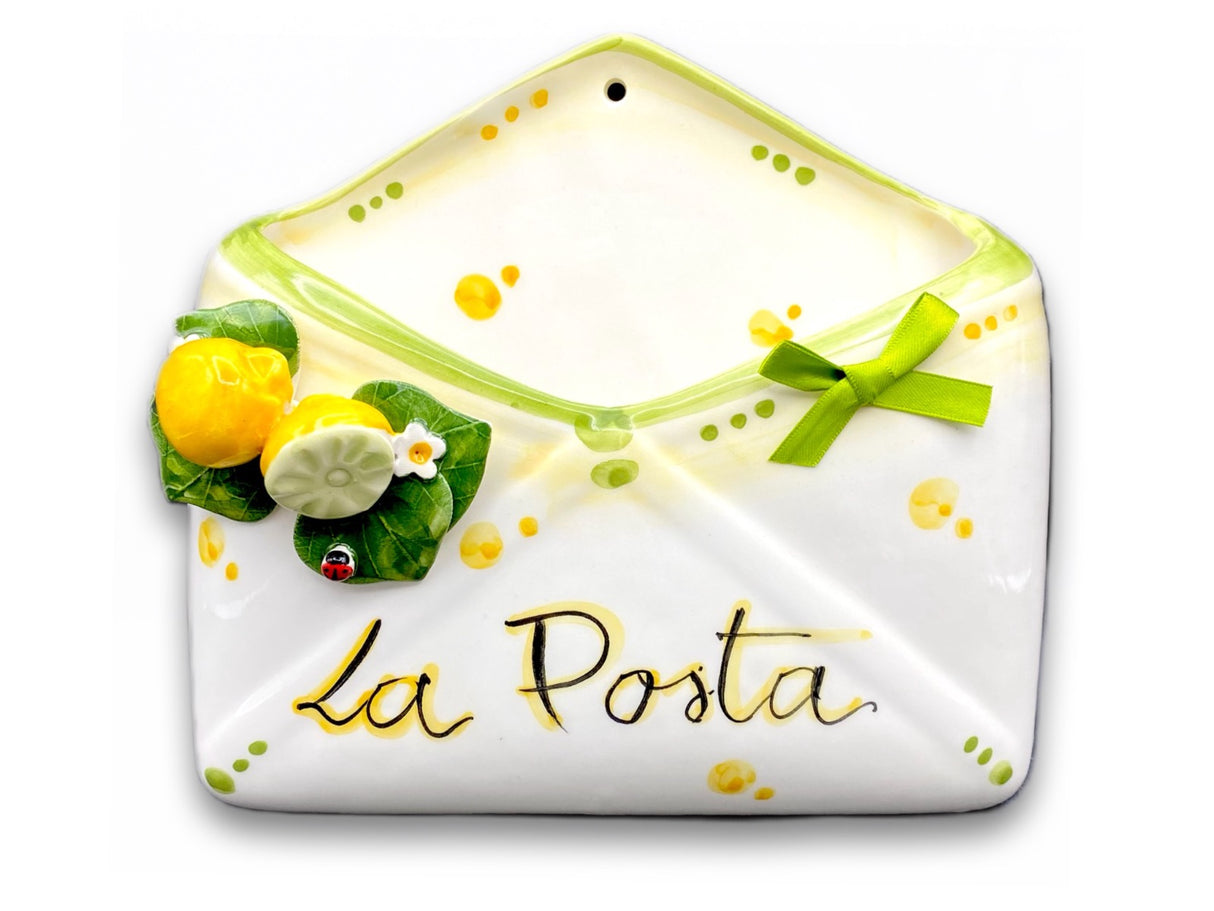 Porta Posta da Muro in Ceramica Vietrese