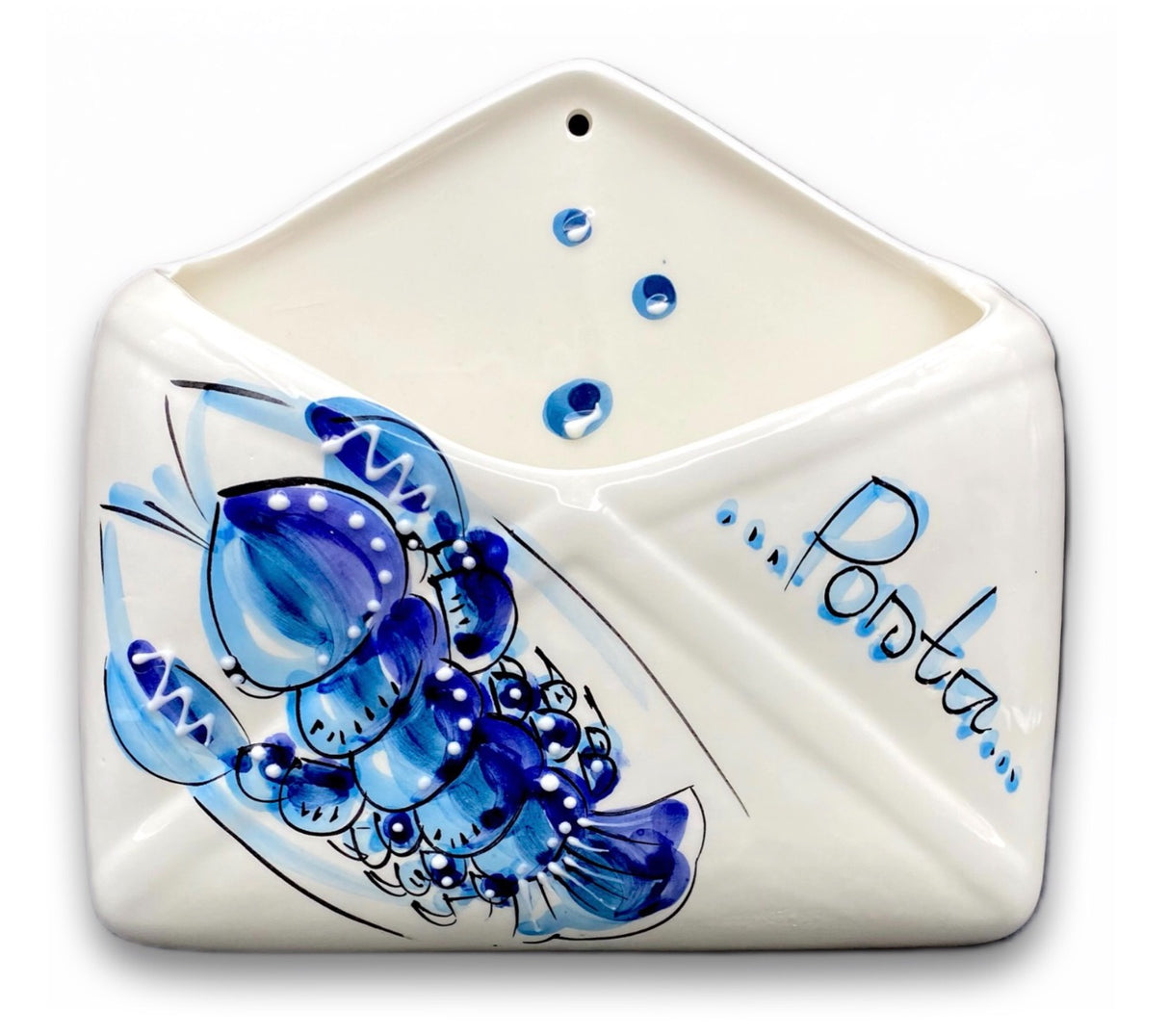 Porta Posta da Muro in ceramica di Vietri Mare Magnum