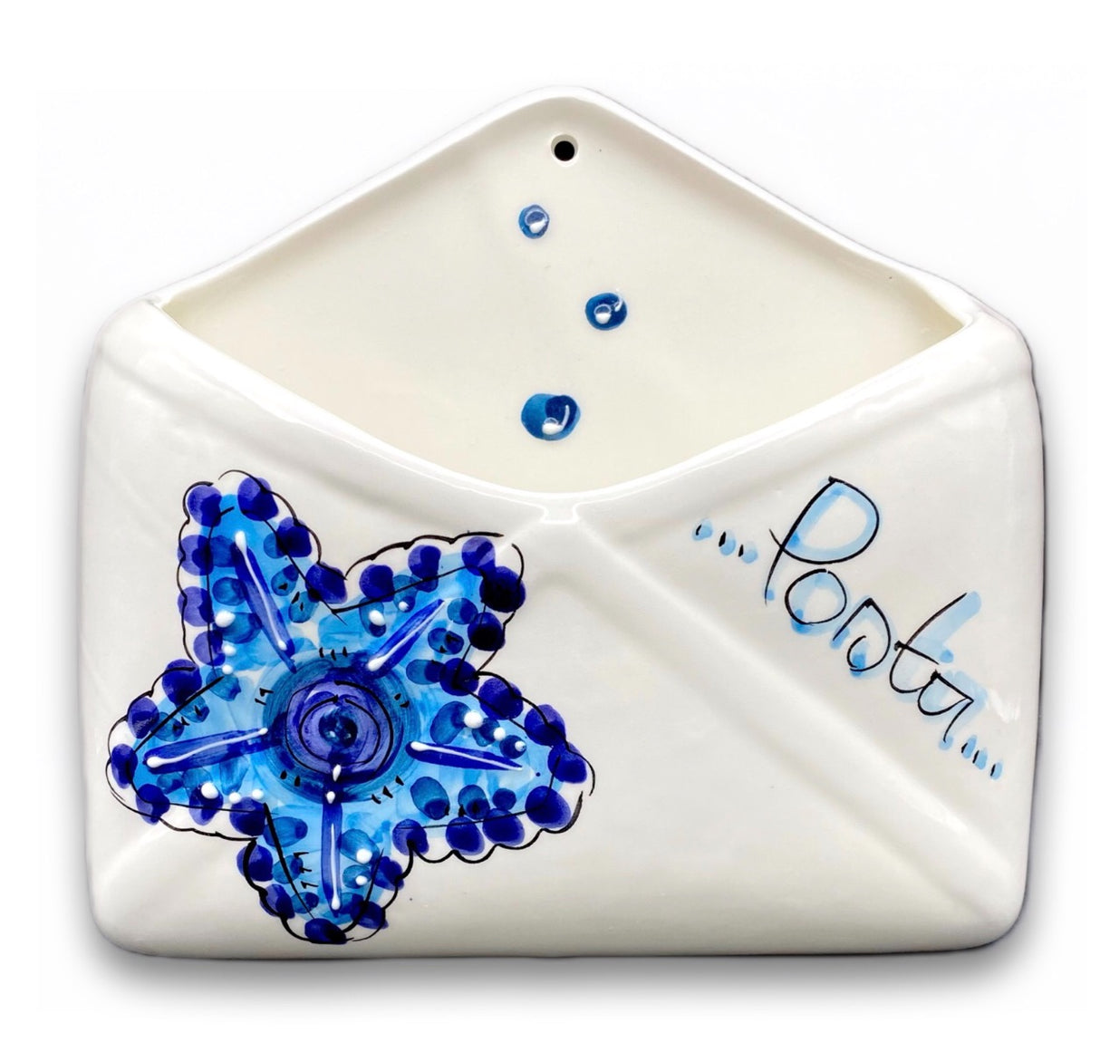 Porta Posta da Muro in ceramica di Vietri Mare Magnum