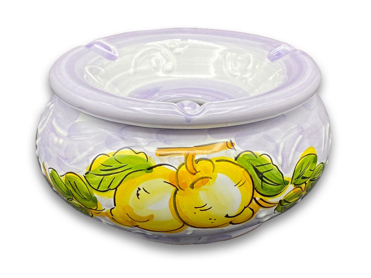 Posacenere antivento in ceramica di Vietri