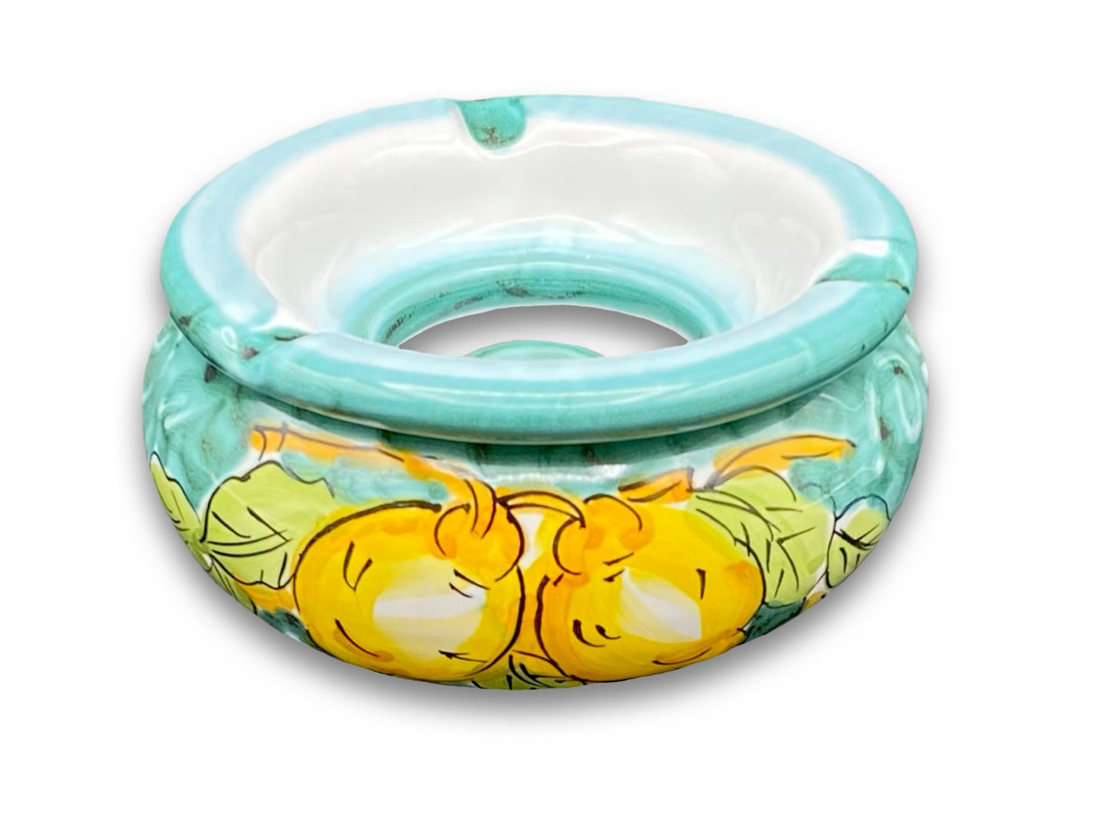 Posacenere antivento in ceramica di Vietri