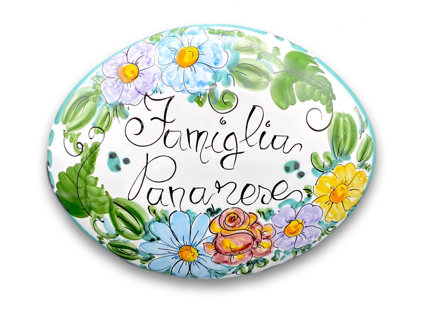 Targa fuori porta in ceramica di Vietri