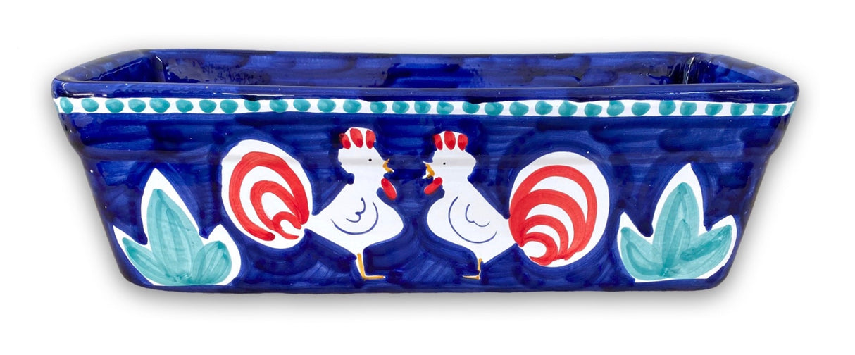 Fioriera rettangolare in ceramica di Vietri