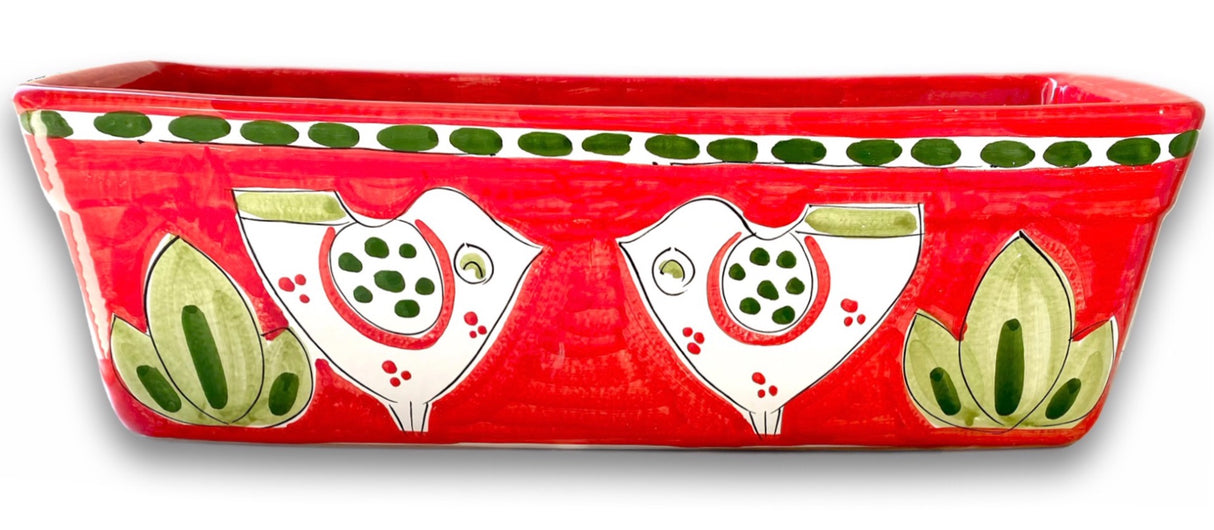 Fioriera rettangolare in ceramica di Vietri