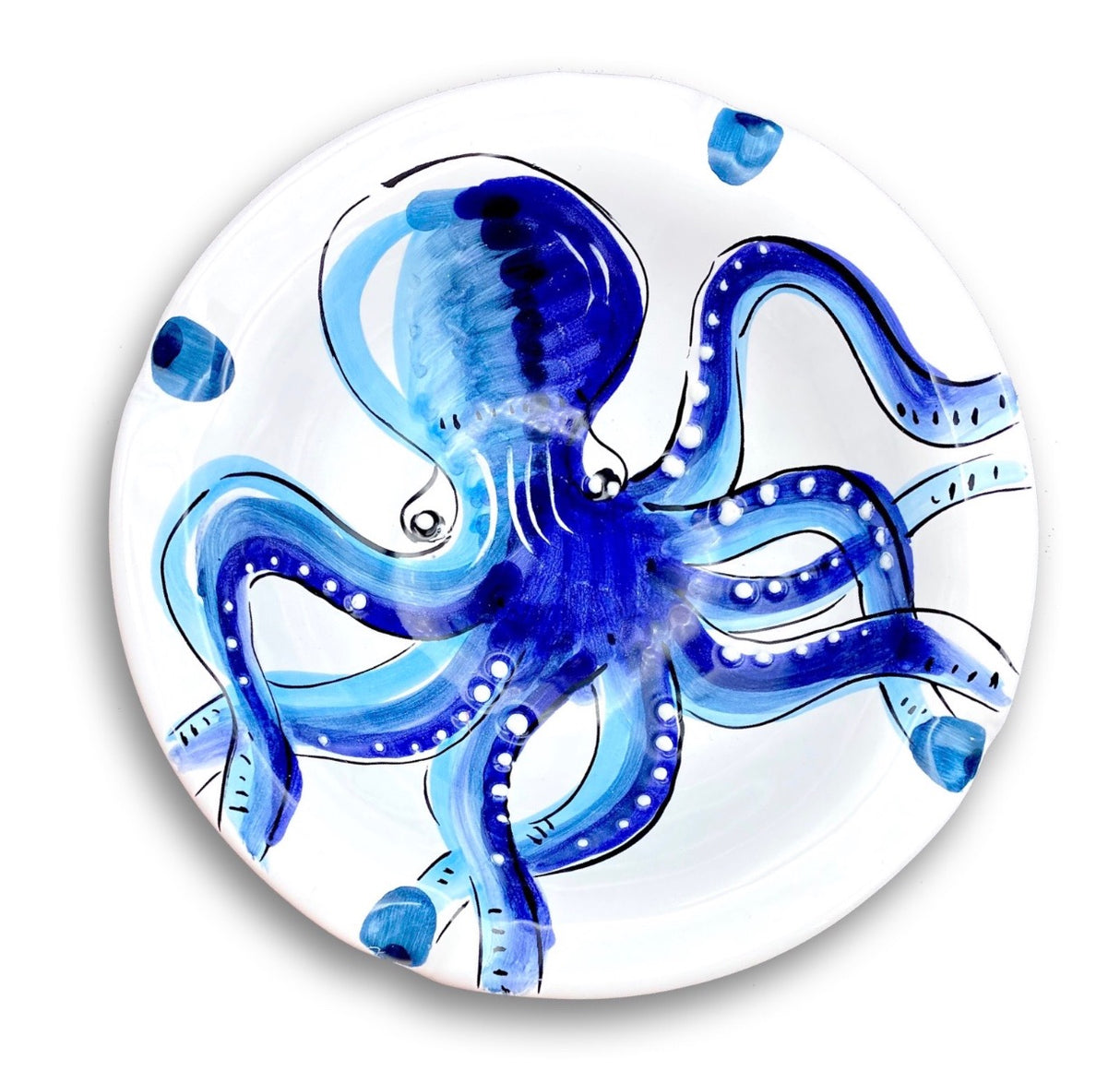 Posacenere con Bordo in ceramica vietrese MARE MAGNUM