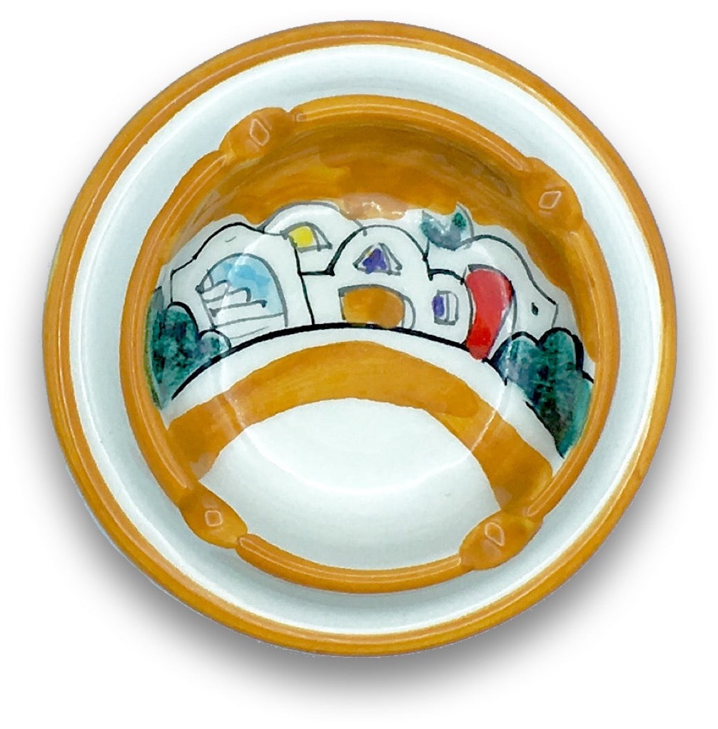 Posacenere braciere in ceramica di Vietri