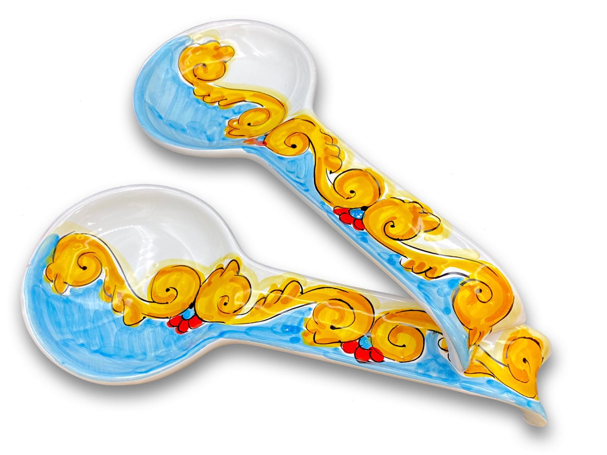 Poggiamestolo Roma in ceramica di Vietri