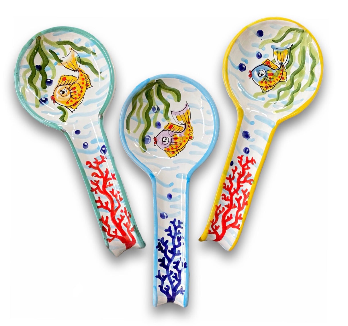 Poggiamestolo Roma in ceramica di Vietri