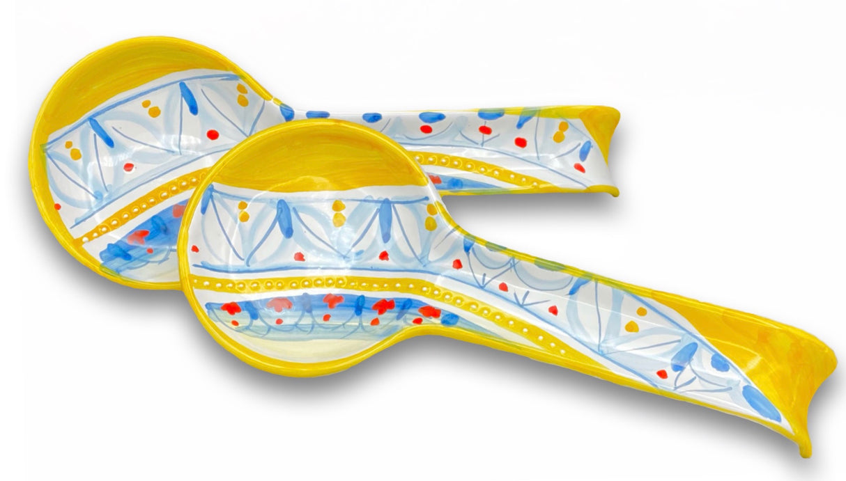 Poggiamestolo Roma in ceramica di Vietri