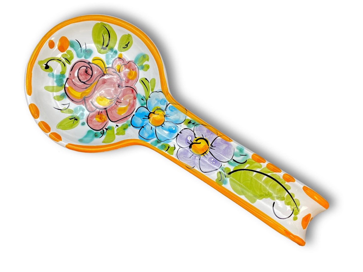 Poggiamestolo Roma in ceramica di Vietri