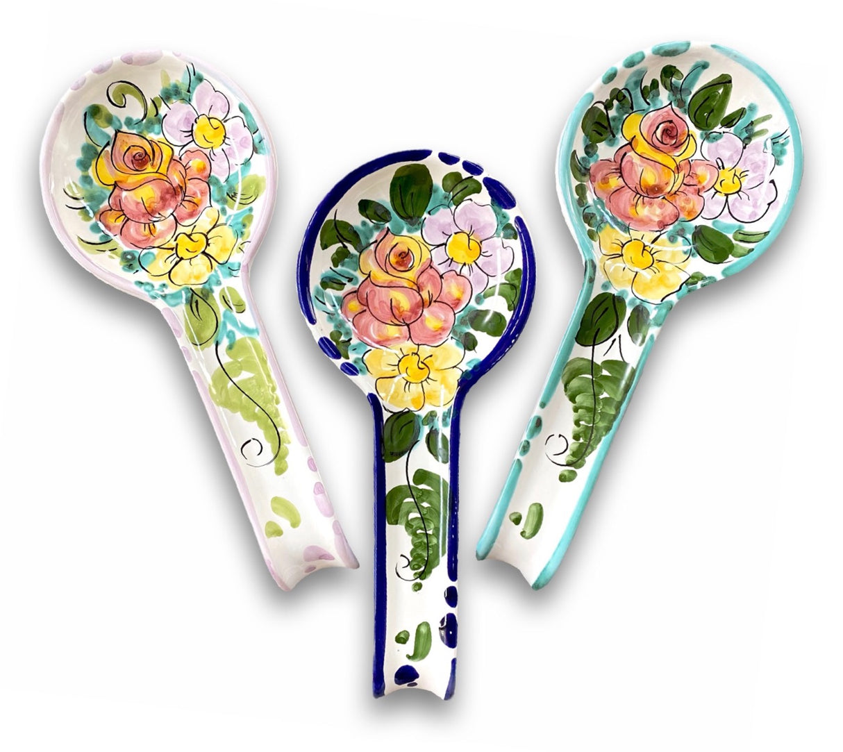 Poggiamestolo Roma in ceramica di Vietri