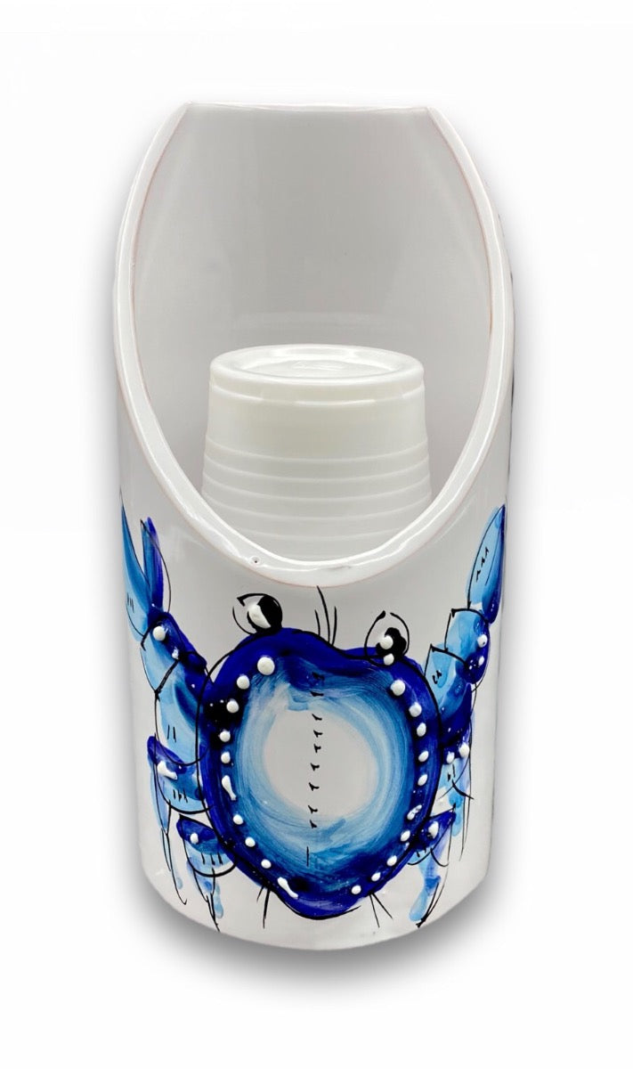 Porta Bicchieri in ceramica di Vietri linea MARE MAGNUM