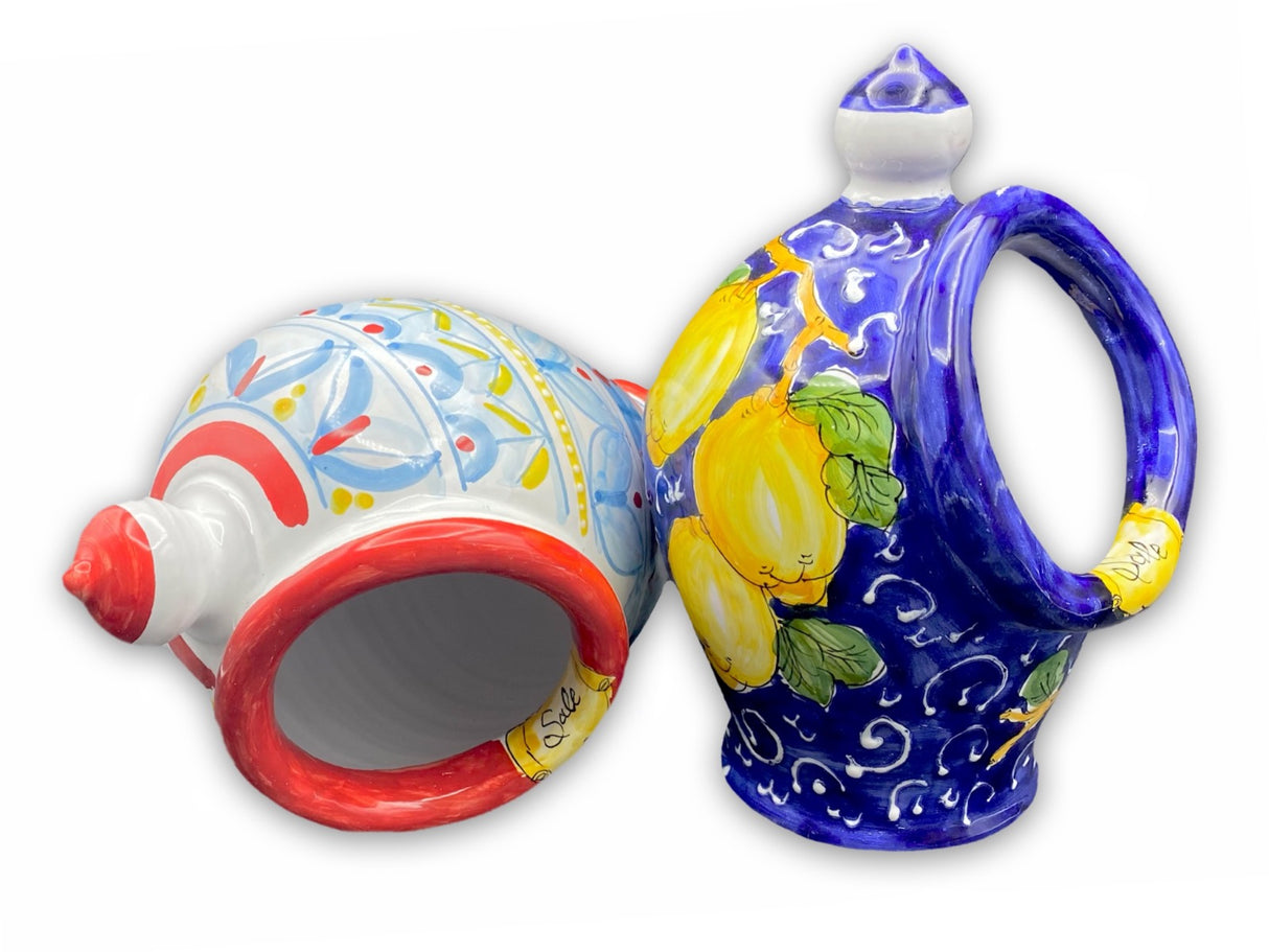 Porta Sale a Gomito in Ceramica Vietrese